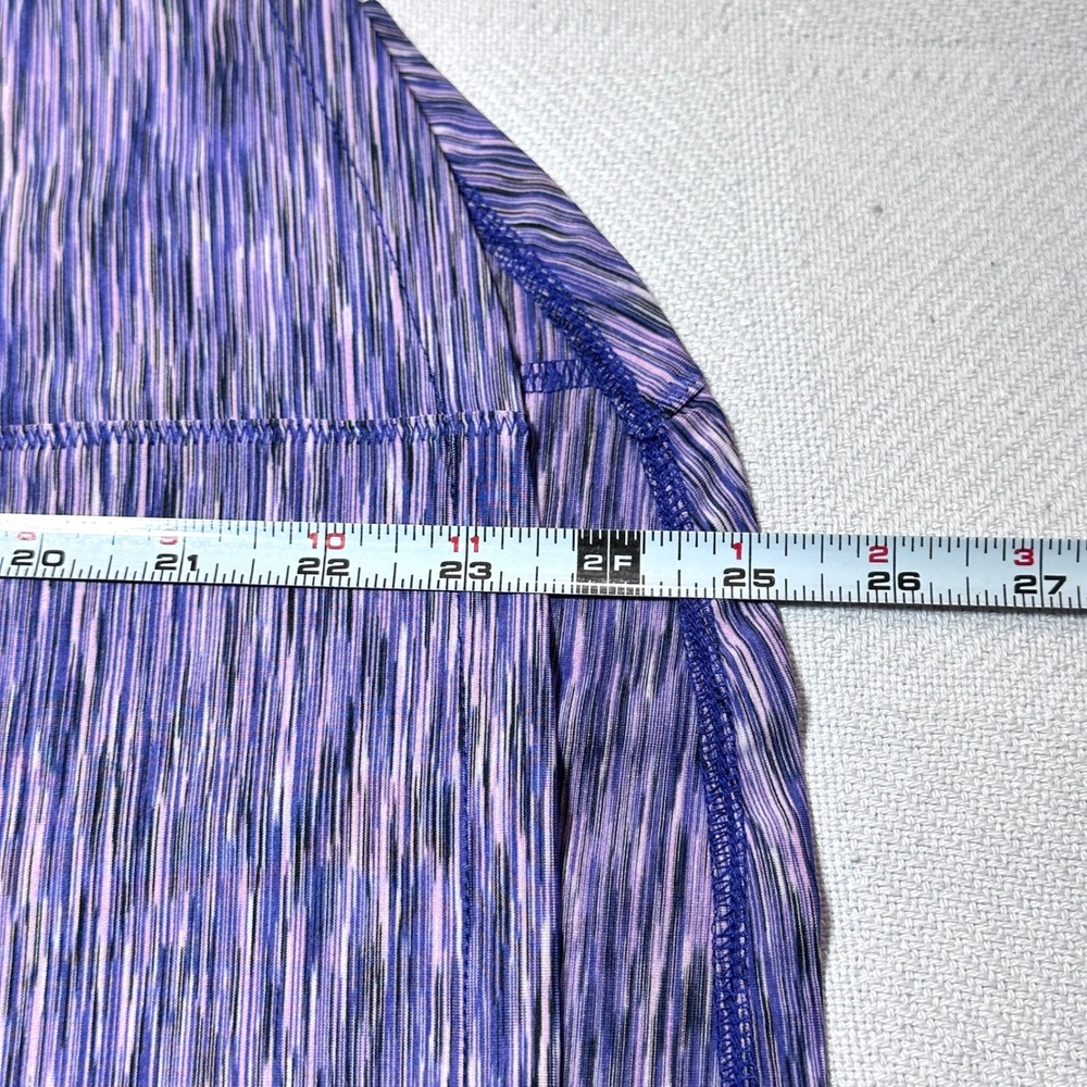 NEW Zero Restriction Shae Performance 1/4 Zip Women Small Space Dye Purple Mock - Picture 9 of 12